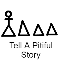 Triangles, cross, circle